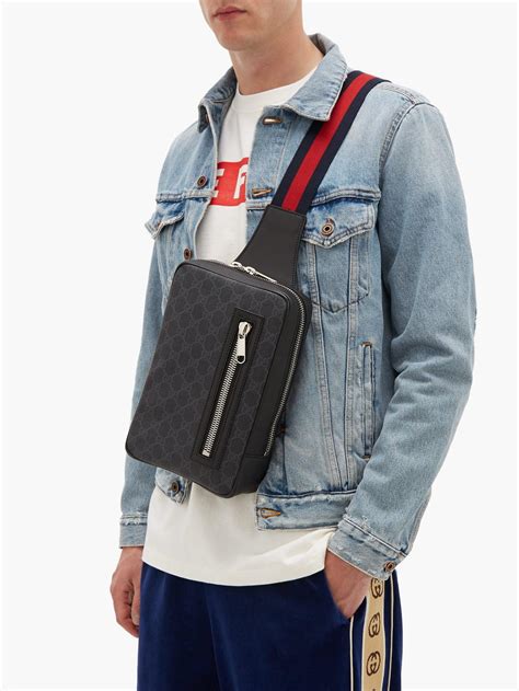 gucci crossover bag men|gucci cross body bag men.